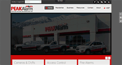 Desktop Screenshot of peakalarm.com