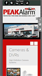 Mobile Screenshot of peakalarm.com